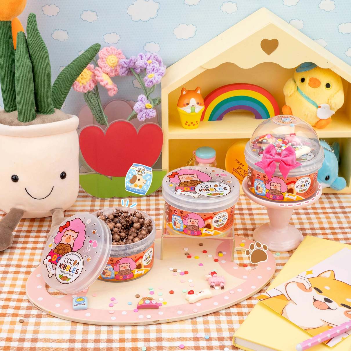 Cocoa Kibbles Crunchy Slime