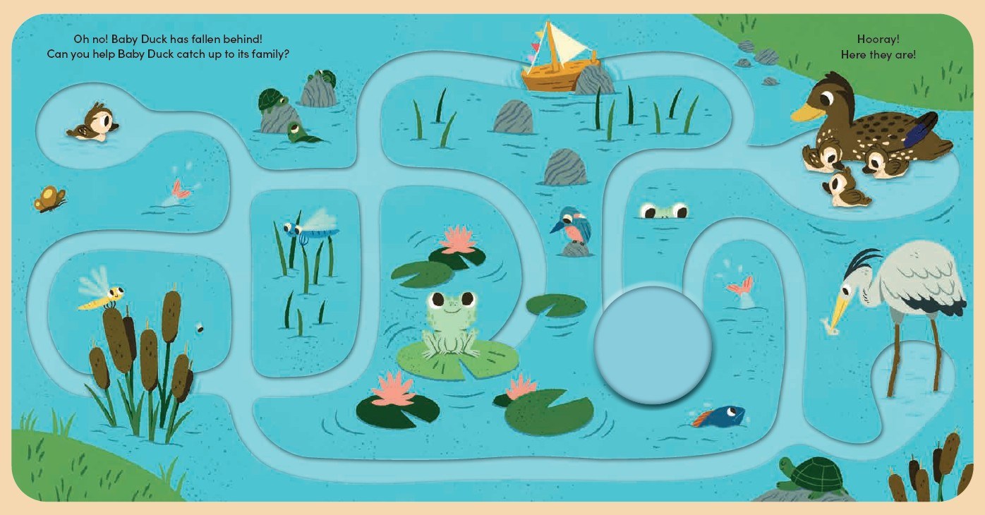 Ready For Mazes: Baby Animal Board Book