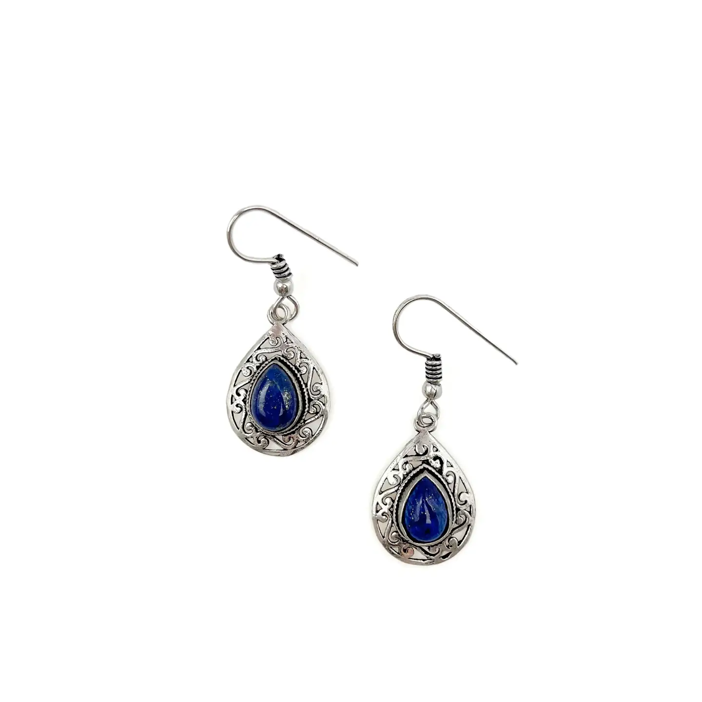 Tanvi Earrings Teardrop Lapis