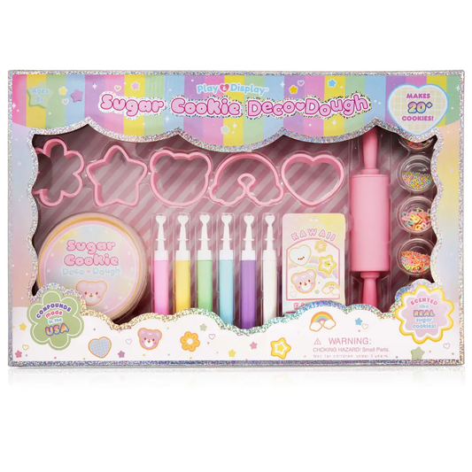 Play & Display Sugar Cookie Deco Dough Diy Craft Kit
