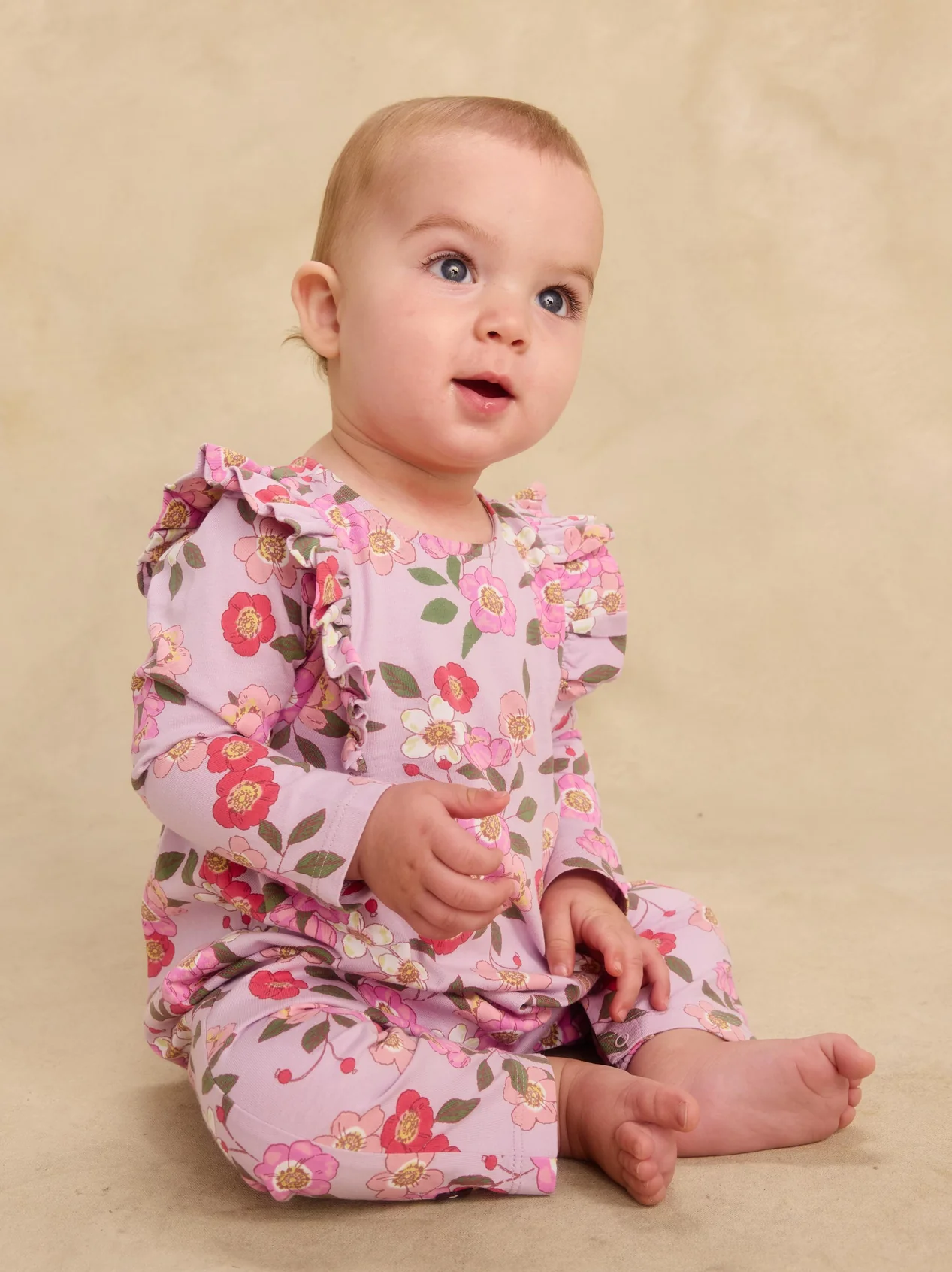 Baby Rosa Canina Ruffle Romper