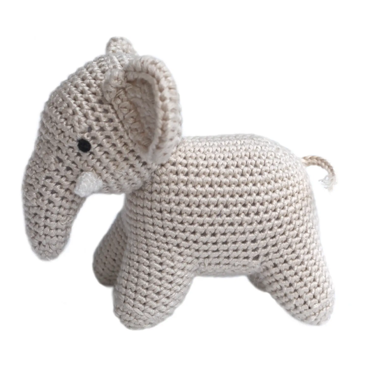 Knit Crocheted Elephant