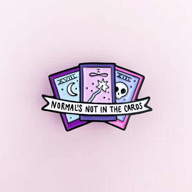 Normal's Not in the Cards Pin