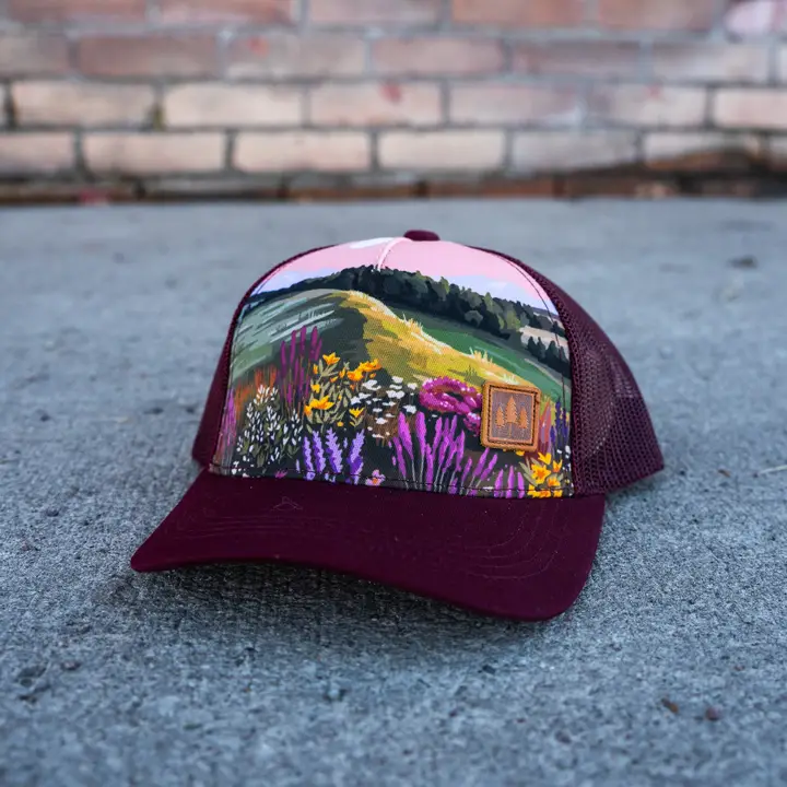 Wildflower Field Trucker Hat