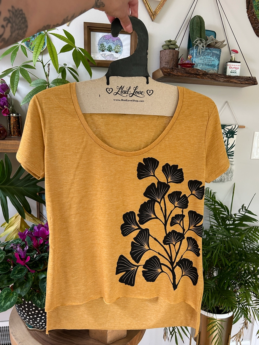 Hi Lo Top Gingko Leaves