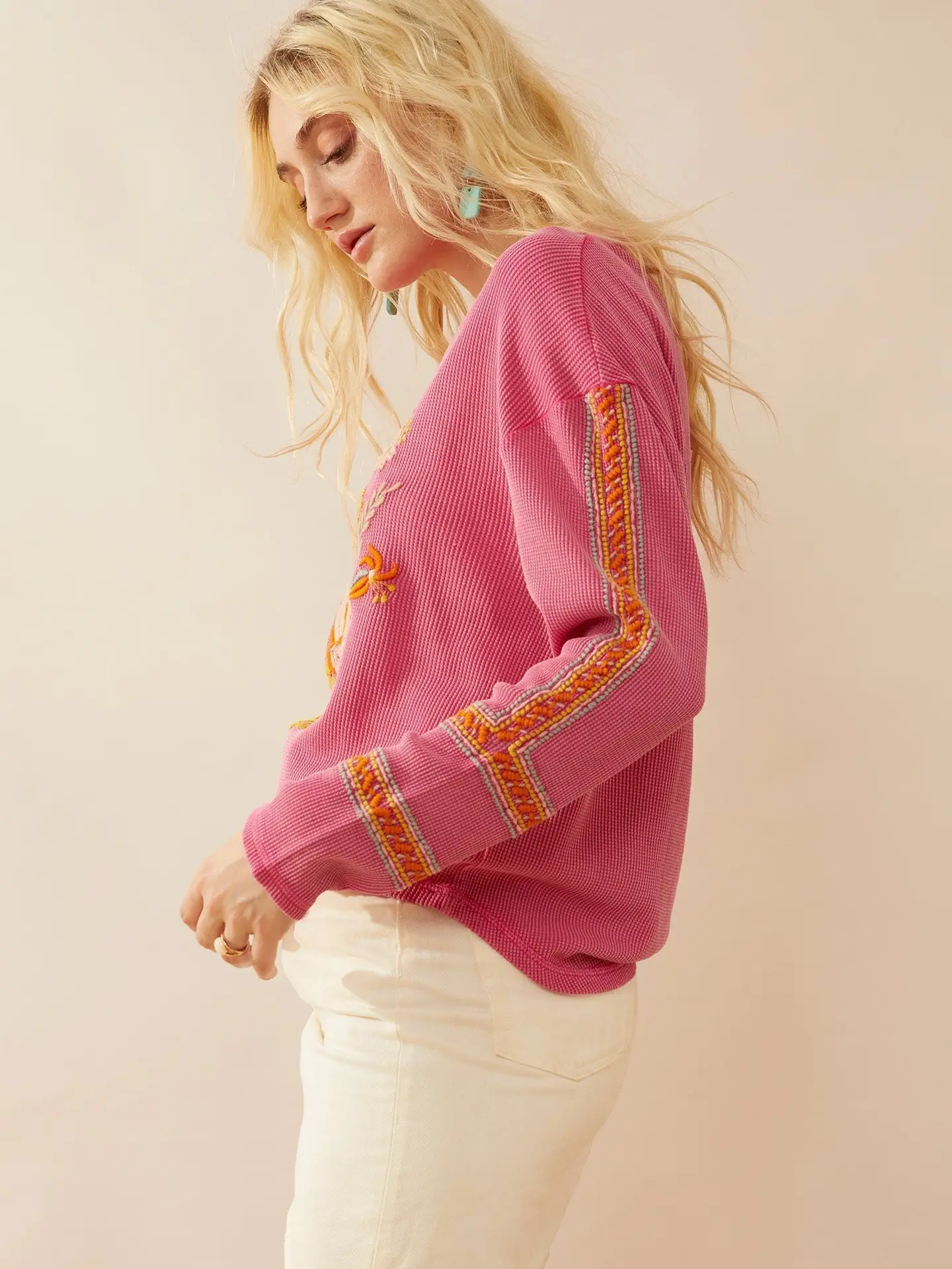 Hadass Floral Embroidered Top