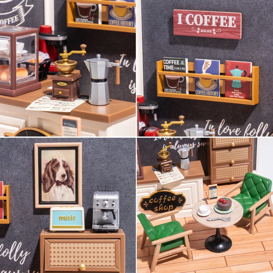 Miniature House Kit: Breezy Time Cafe