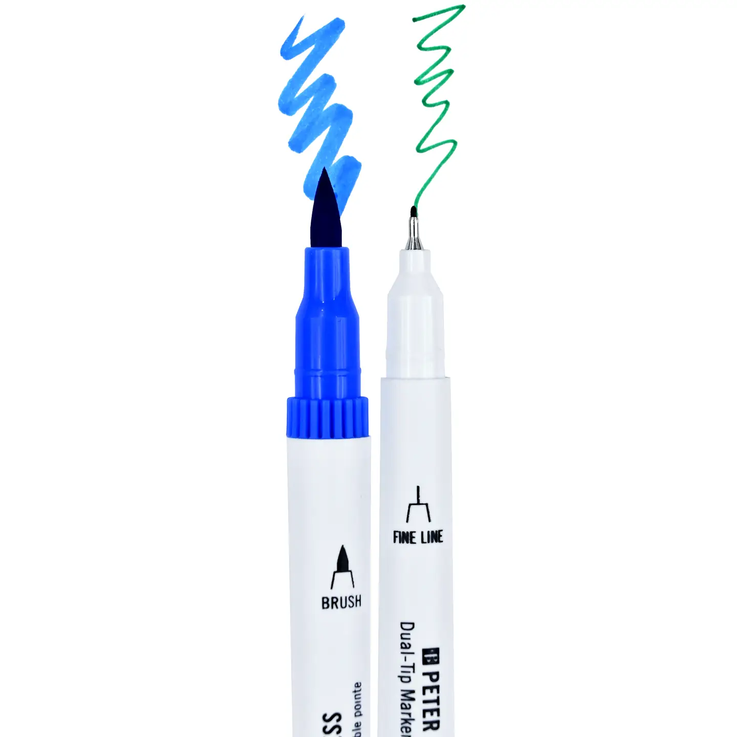 Dual-Tip Coloring Markers