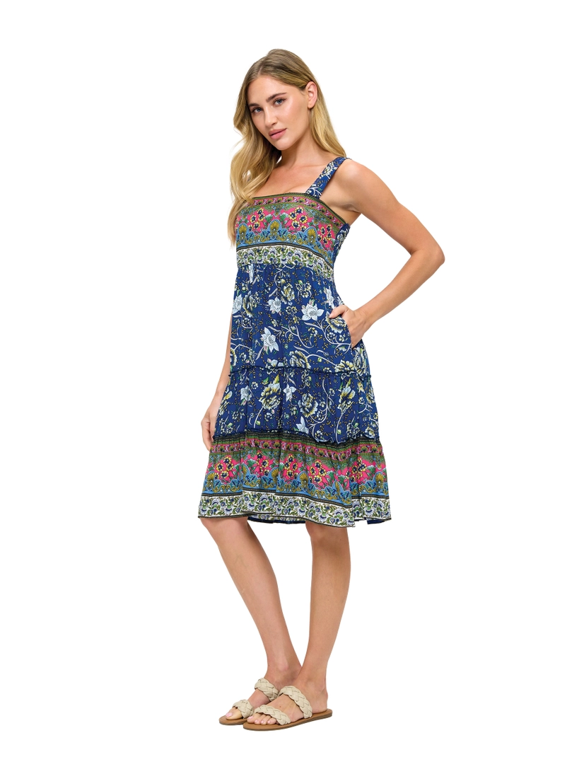 Boho Floral Sundress