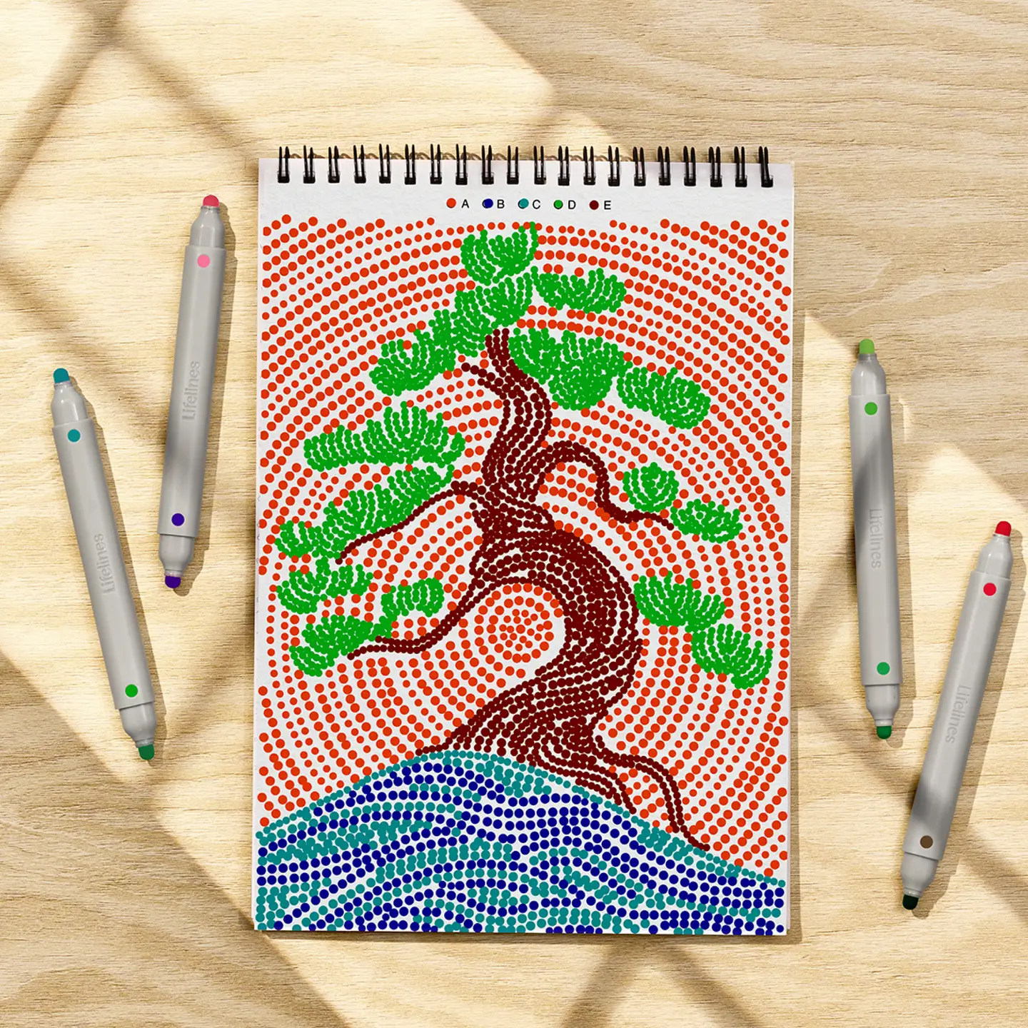 Flowart -Dot By Letter - Landscapes