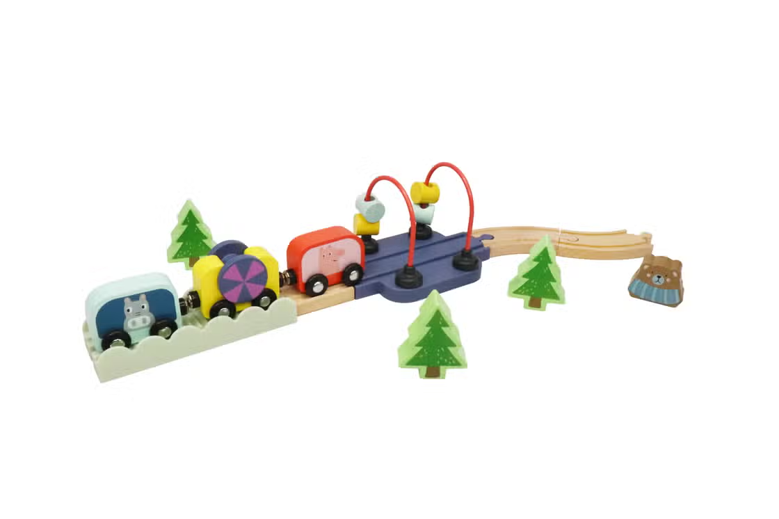 Wooden Railway Jungle Set