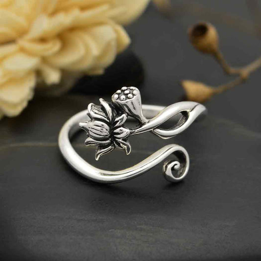 Lotus Adjustable Ring