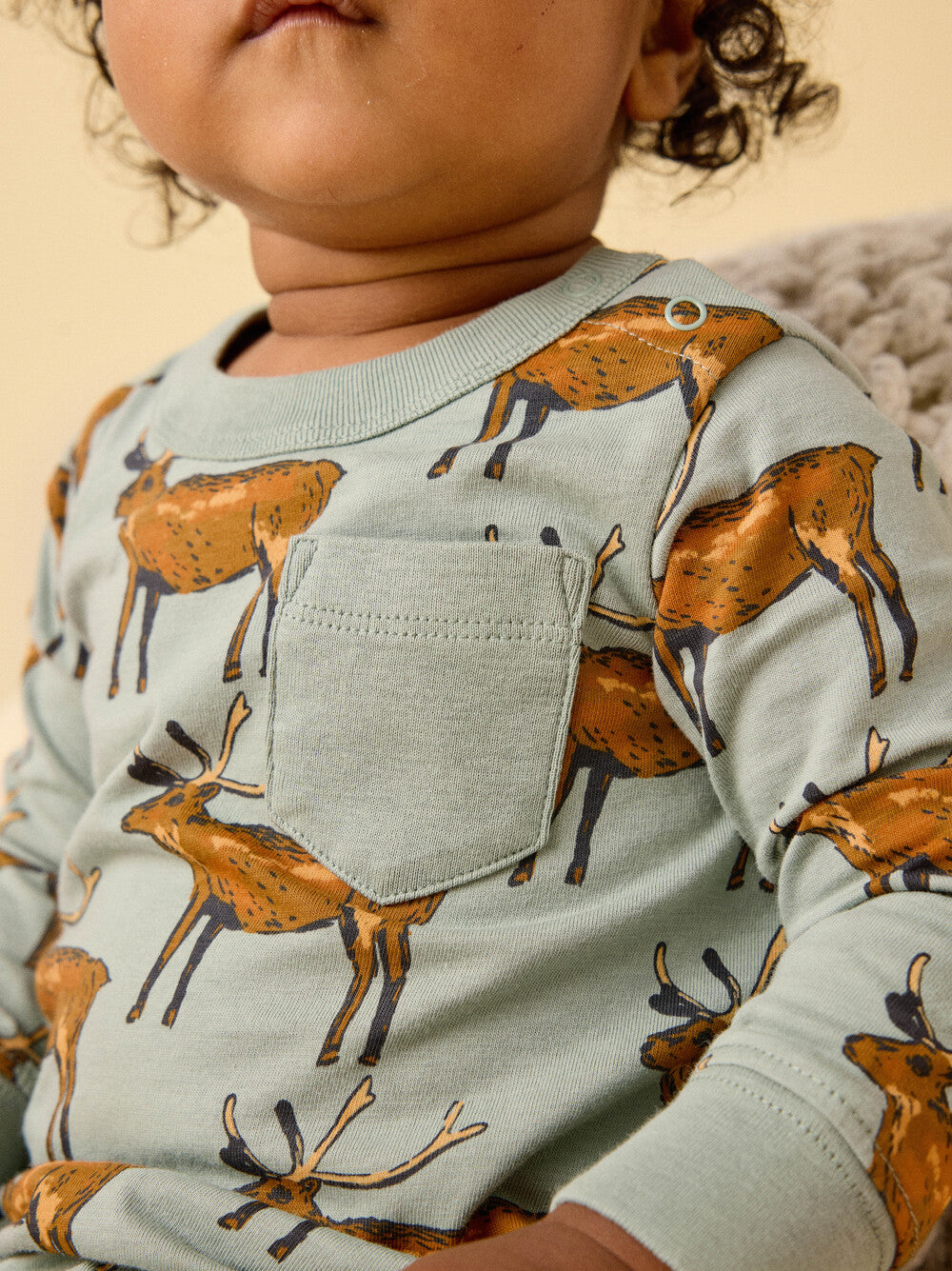 Baby Painted Deer Romper