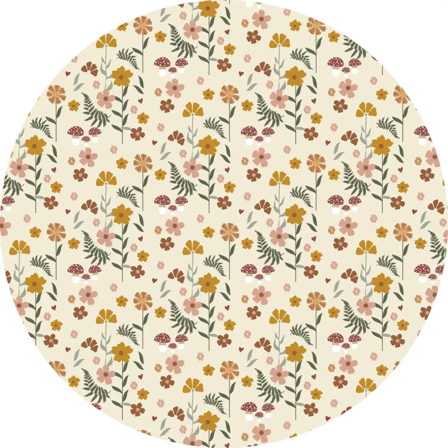 Kids Bamboo Pajamas Toadstool Garden
