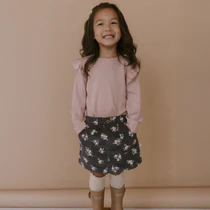 Girls Organic Corduroy Skirt