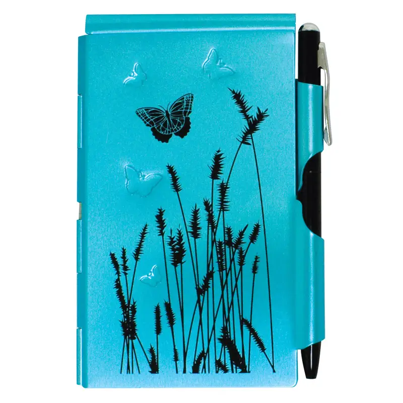 Flip Notepad - Blue Butterfly