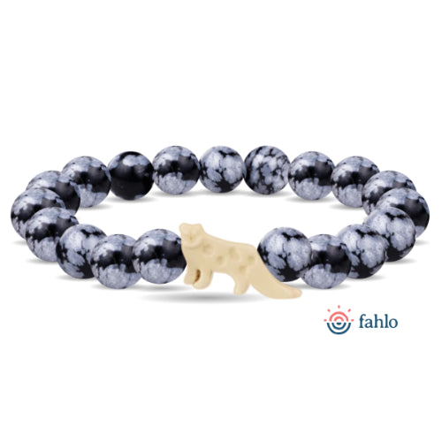 Fahlo Bracelet: The Ascent Snow Leopard