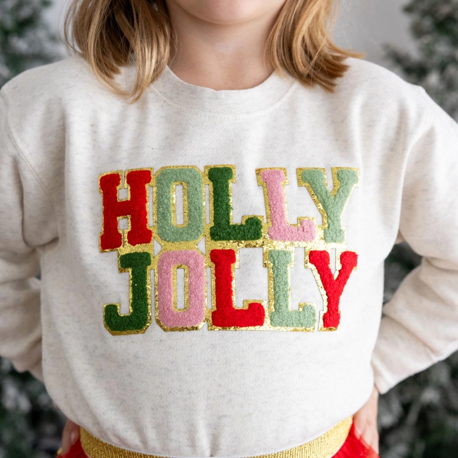 Holly Jolly Kids Sweatshirt