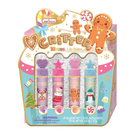 Holiday Critter Lip Balm Set