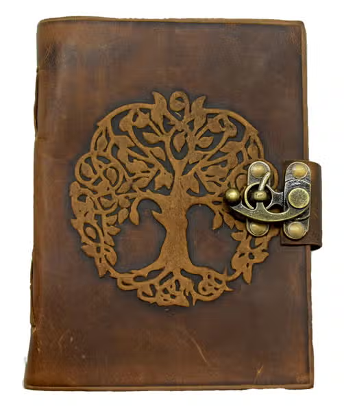 Leather Journal Round Tree Soft