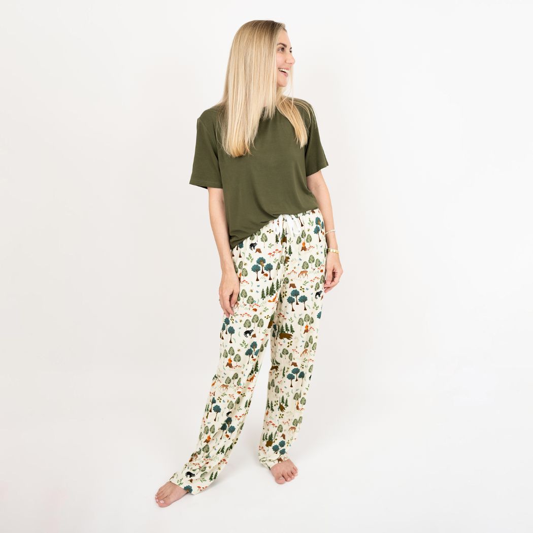 In the Woods Adult Bamboo Pajama Pants