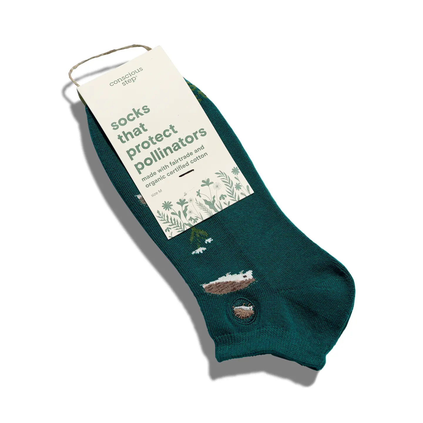 Ankle Socks That Protect Pollinators - Hedgehogs