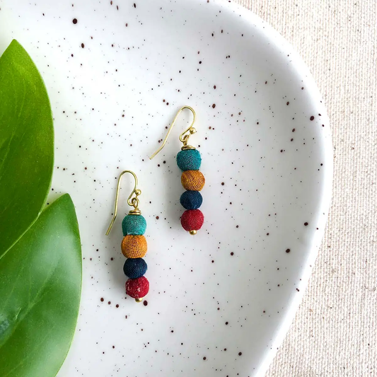 Quatre Kantha Earrings