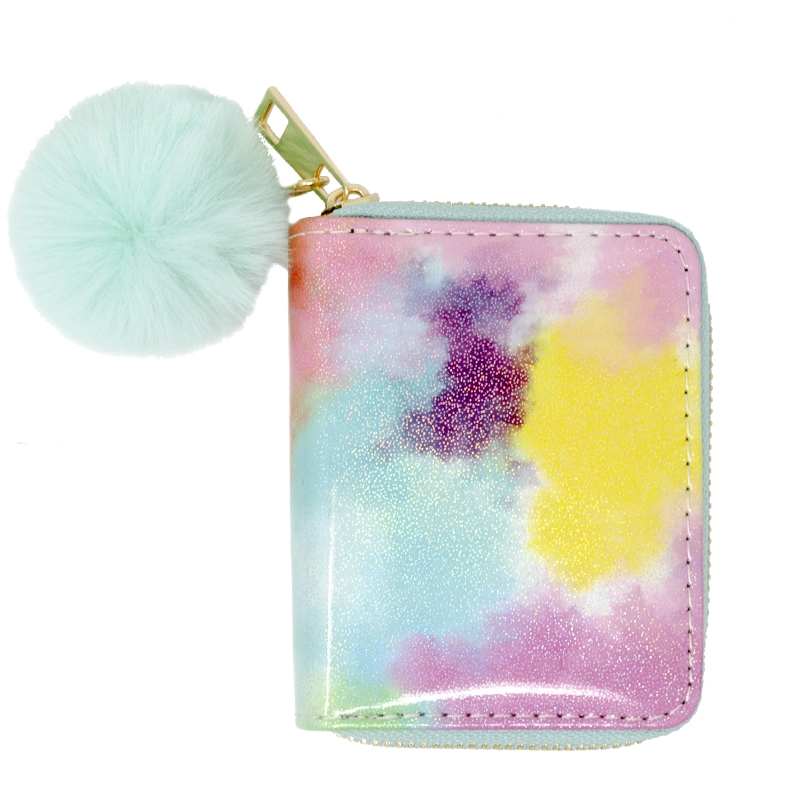 Girls Wallet Shinny Tie Dye