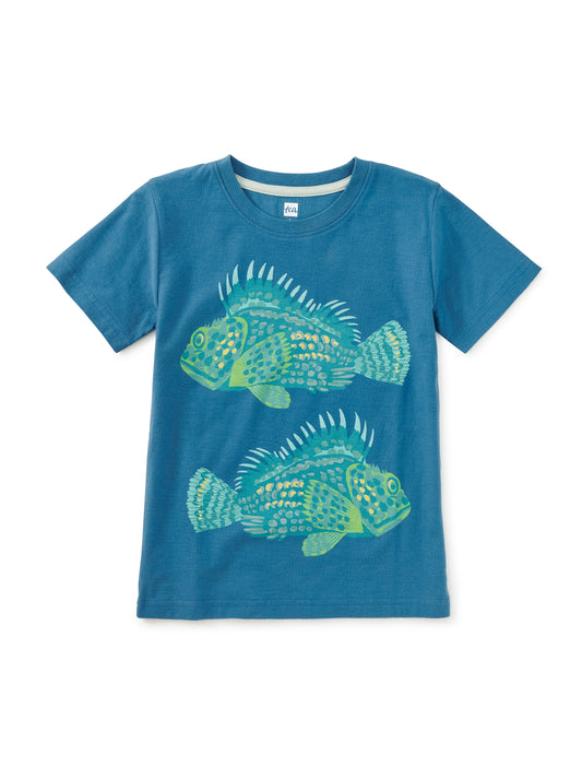 Kids Painted Scorpion Fish Graphic Tee