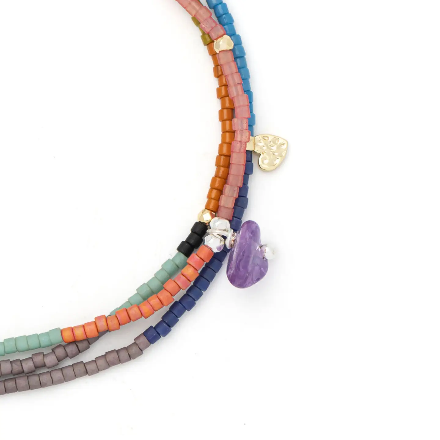 Amethyst Necklace/Bracelet - Friends Are the Best