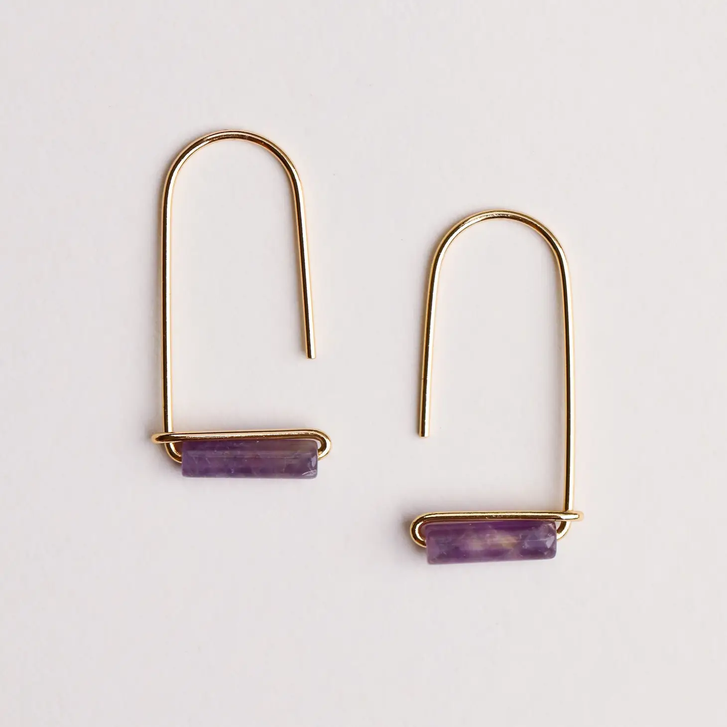 Gemstone Drop Earrings