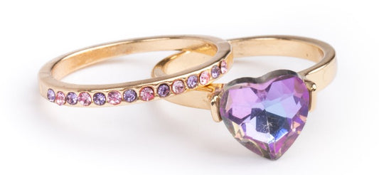 Girls Chic Precious Purple Ring