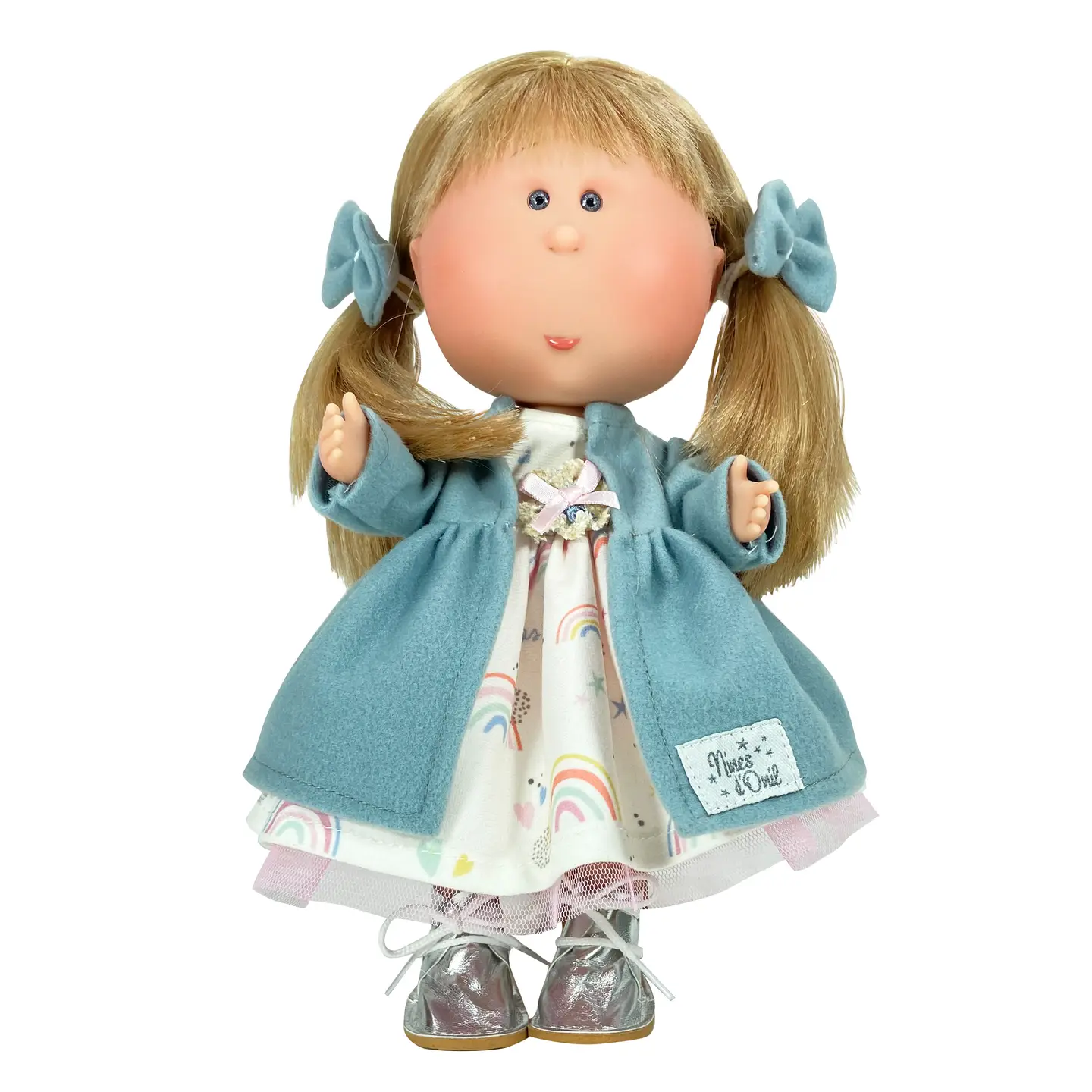 Mia Doll Blonde Aqua Dress