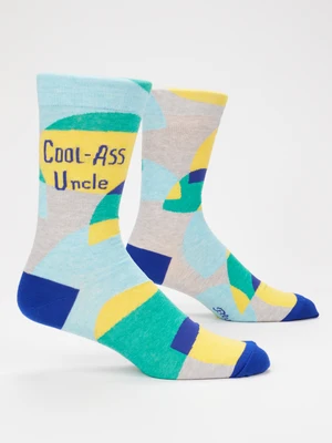 Cool-Ass Uncle Men's Crew Socks