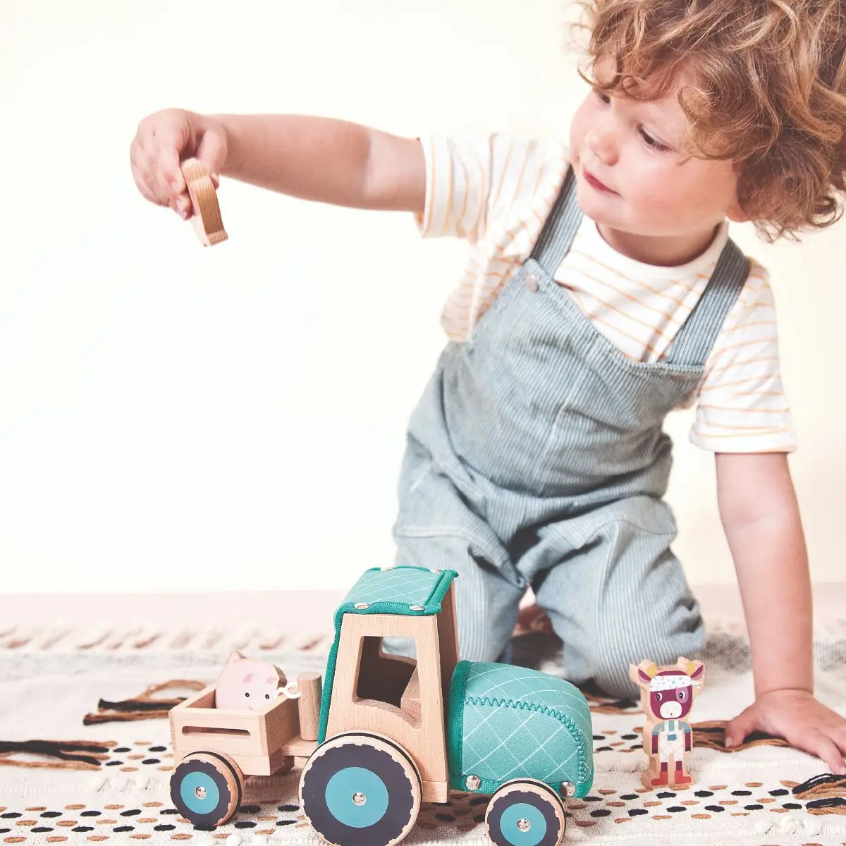 Rosalie Wooden Tractor Toy