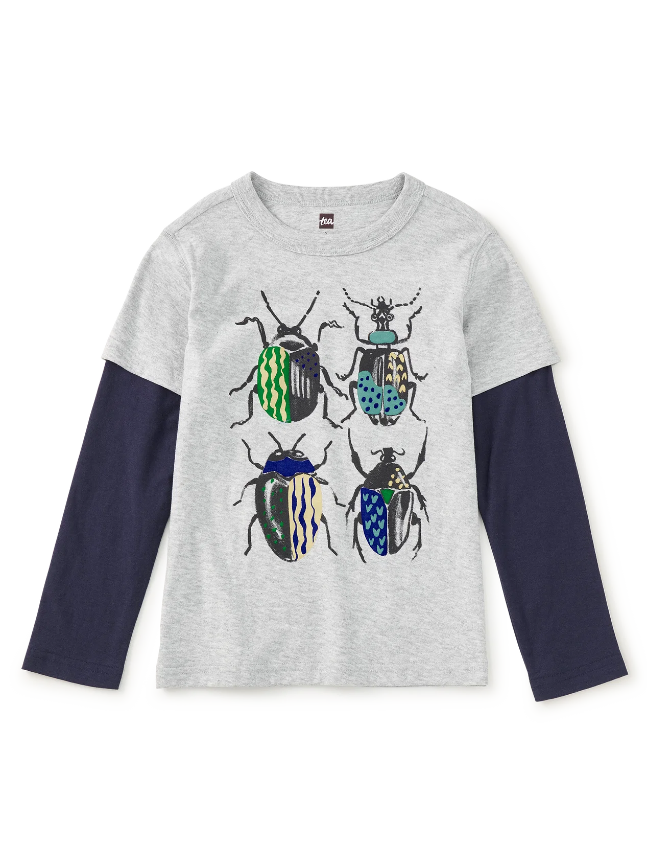 Kids British Beetles Layered Tee