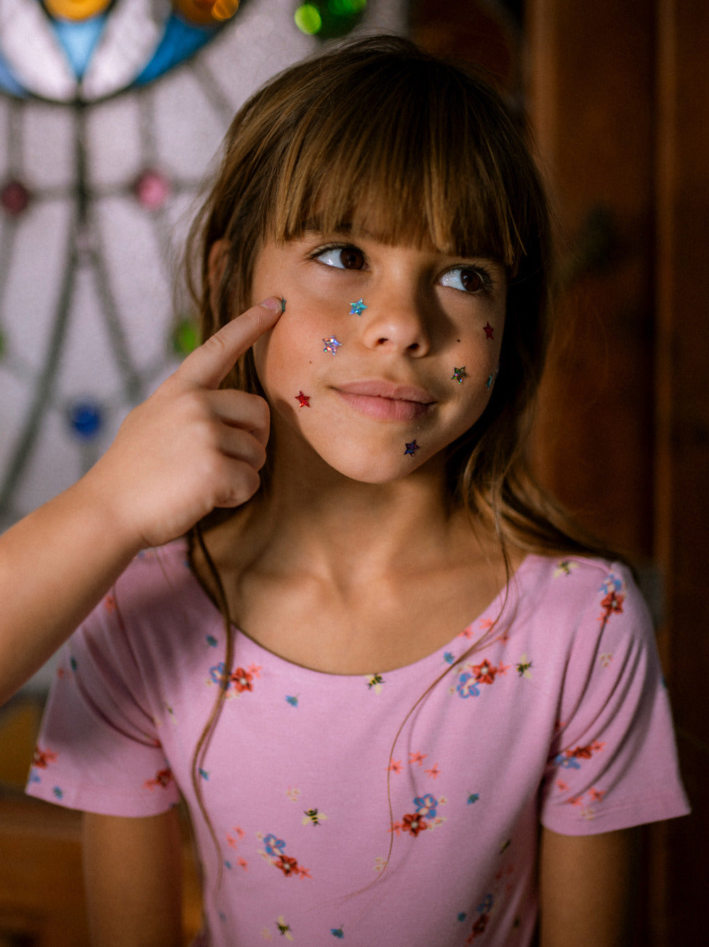 Girls Bamboo Busy Bee + Flowers Dress