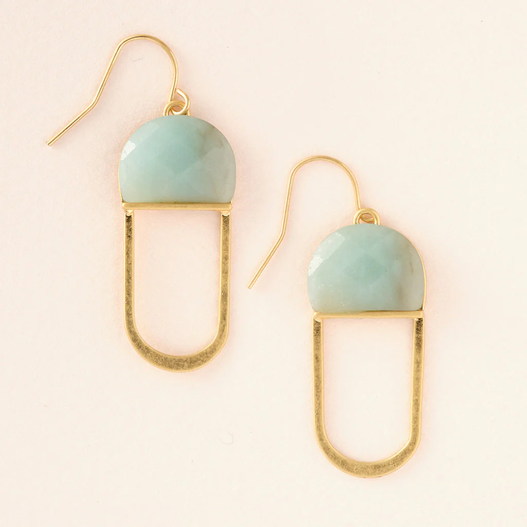 Chandelier Earrings Amazonite