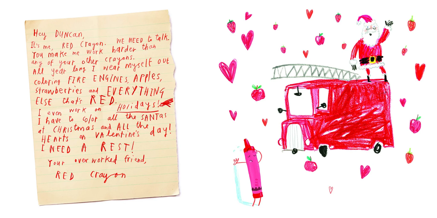 The Day the Crayons Quit Book