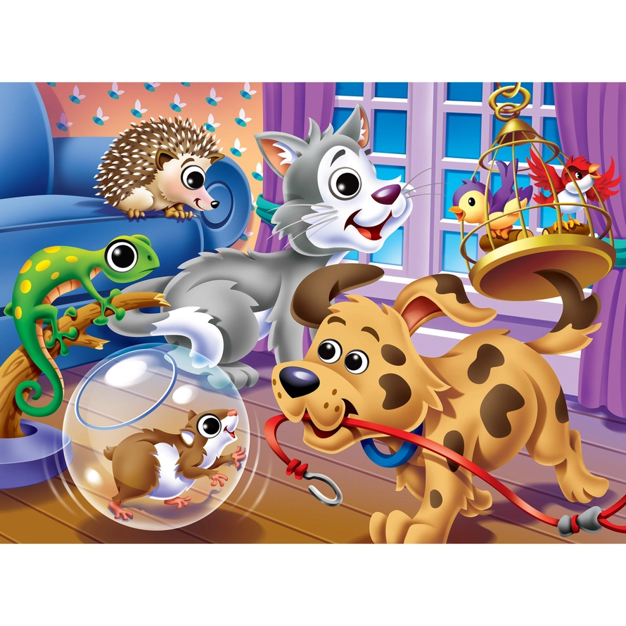 Googly Eyes Puzzle - Pets 48pc