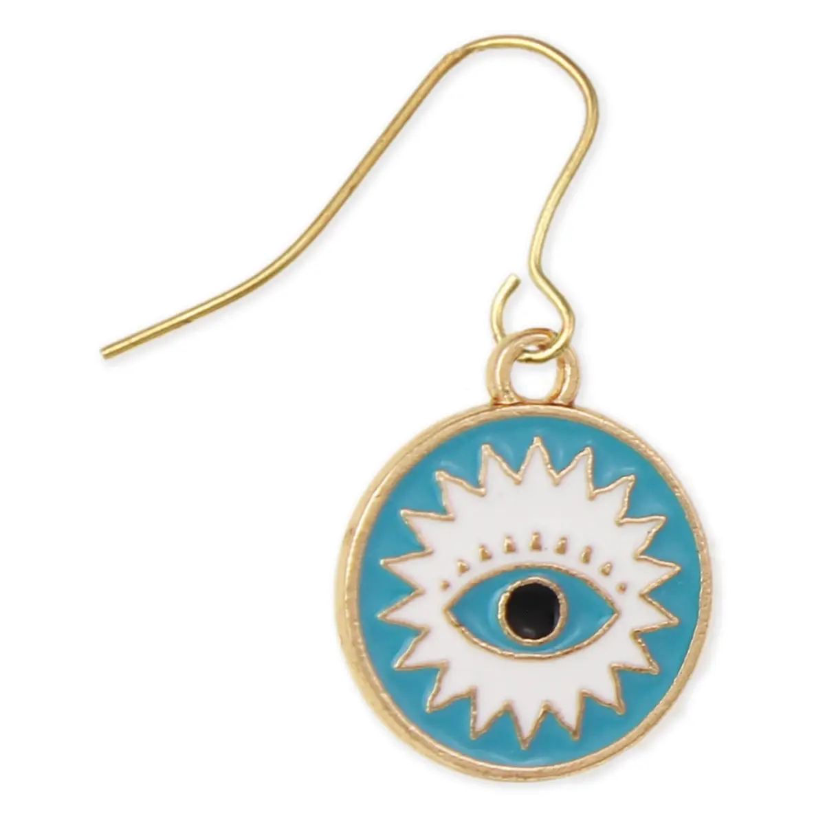 Enlightening Evil Eye Turquoise Earrings