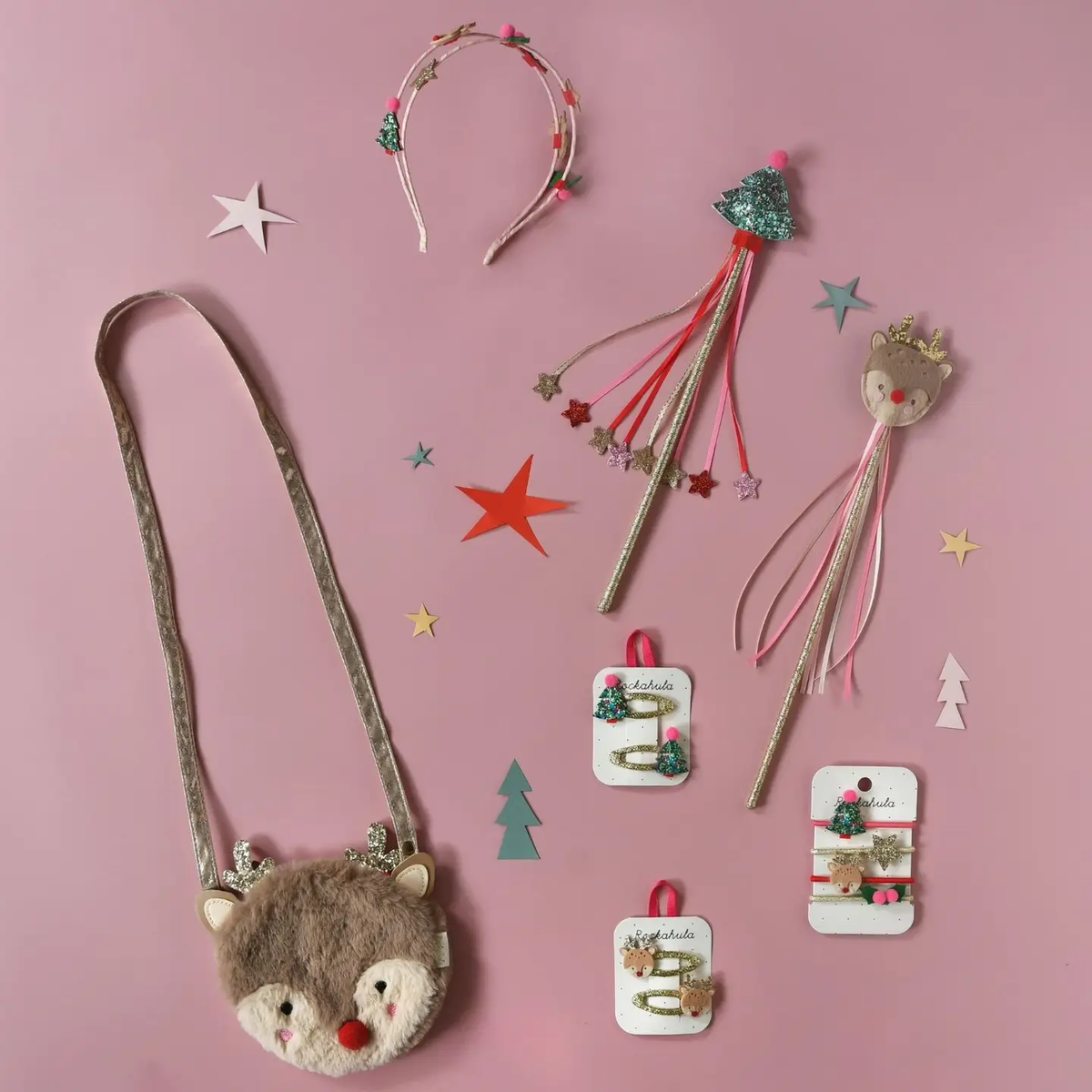 Girls Little Reindeer Bag