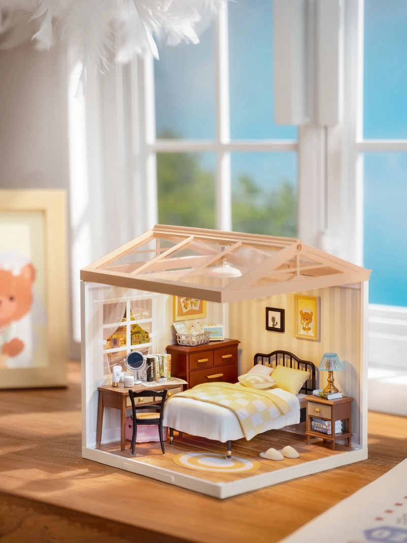 Miniature House Kit: Sweet Dreams Bedroom