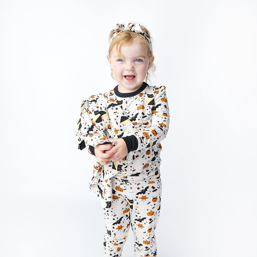 Spooky Cute Bamboo Kids Pajamas