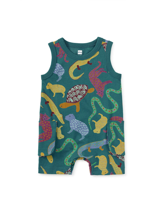 Baby Brazilian Folk Animals Tank Romper