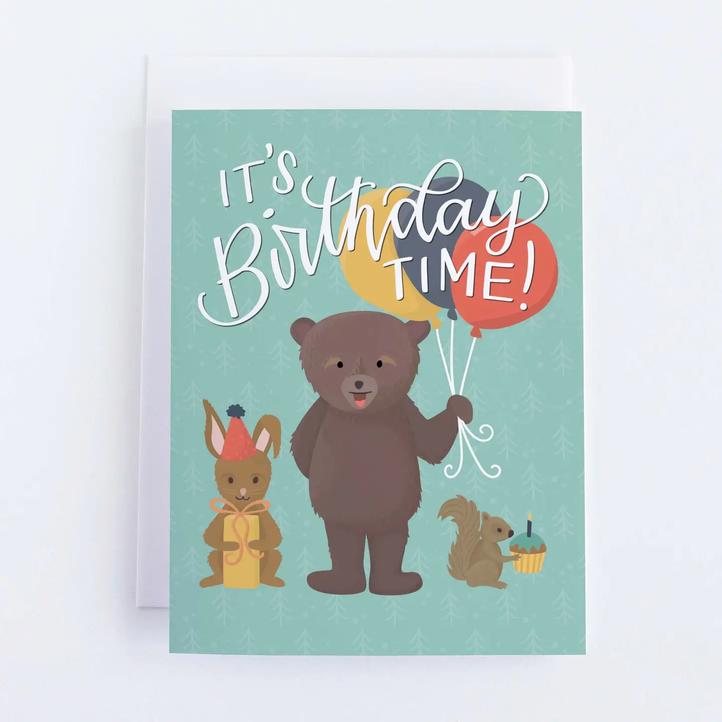 Birthday Time Woodland Card