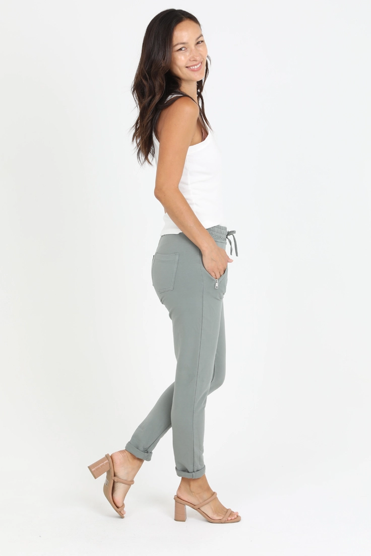 French Terry Joggers w/ Zipper Pocket