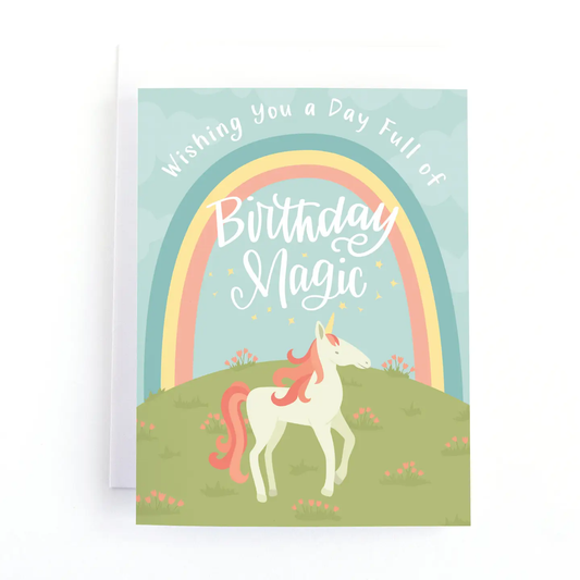 Birthday Magic Unicorn Card