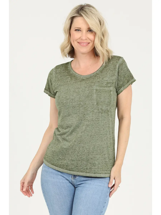 Burnout Pocket Tee