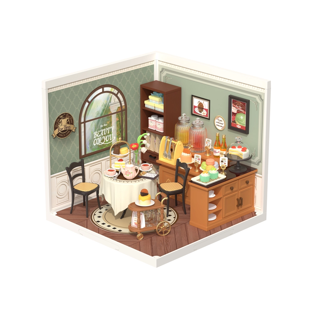Miniature House Kit: Sweet Sips Tea